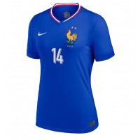 Camisa de Futebol França Adrien Rabiot #14 Equipamento Principal Mulheres Europeu 2024 Manga Curta